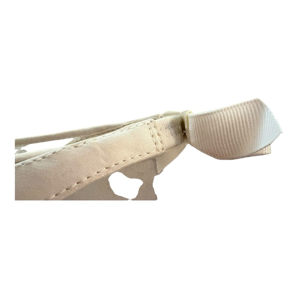 Elegant Ivory Peep-Toe Bridal Heels - Picture 7 of 12